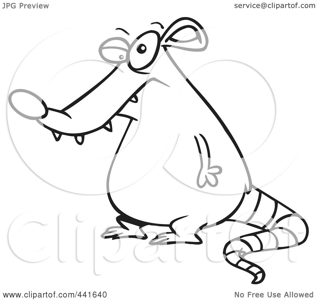 1080x1024 Royalty Free (Rf) Clip Art Illustration Of A Cartoon Black