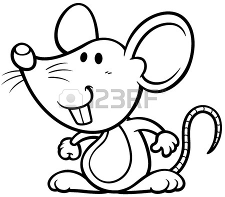450x394 Vector Illustration Of Cartoon Rat