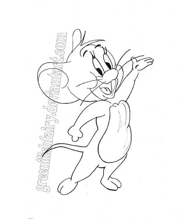 635x769 Jerry Rat Pencil Sketch By Greeniiishfairy