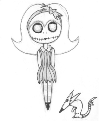 423x494 Rat Girl Drawing Cartoon Rat Drawings