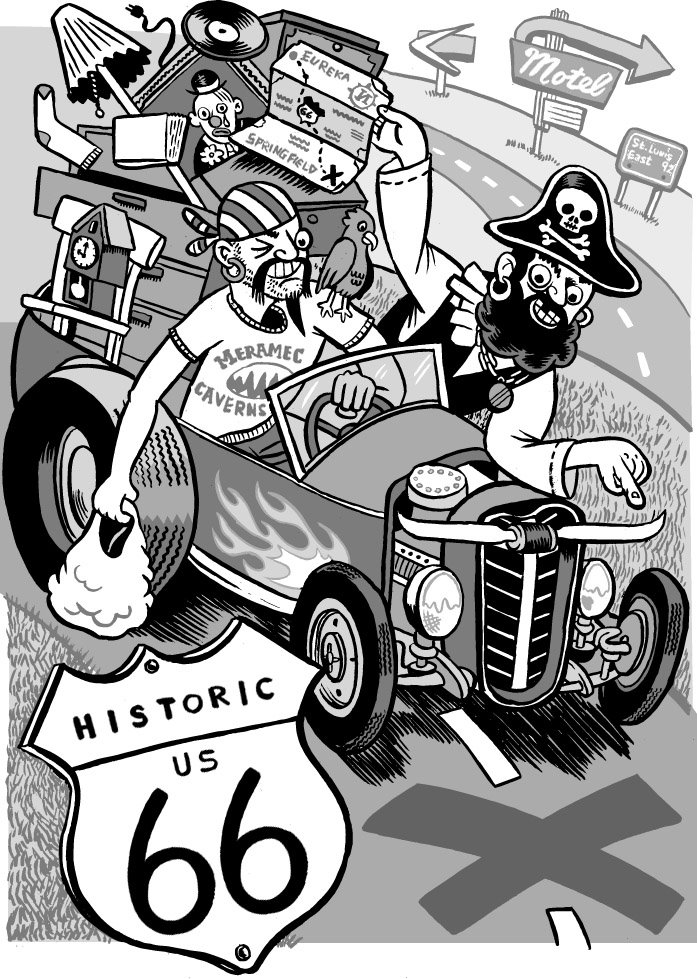 697x979 Zettwoch's Suitcase Hot Rod Drawings