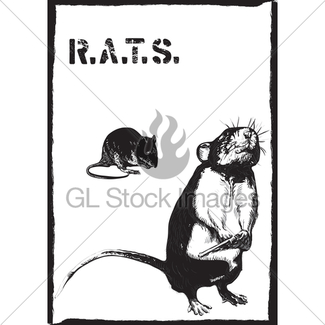 325x325 Rats, Rat With Gun Freehand Drawing, Vector Gl Stock Images