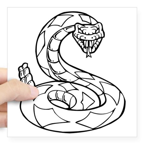 Rattle Snake Drawing at GetDrawings | Free download