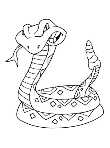 358x480 Rattlesnake Coloring Page Free Printable Coloring Pages