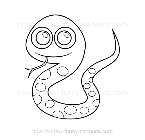 500x482 Drawn Snake
