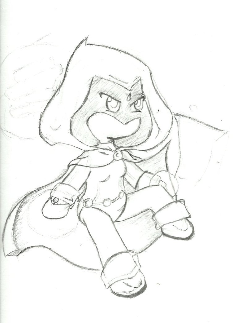 766x1042 Raven Teen Titans Chibi Pencil Linesly By Art47 Msmixxy