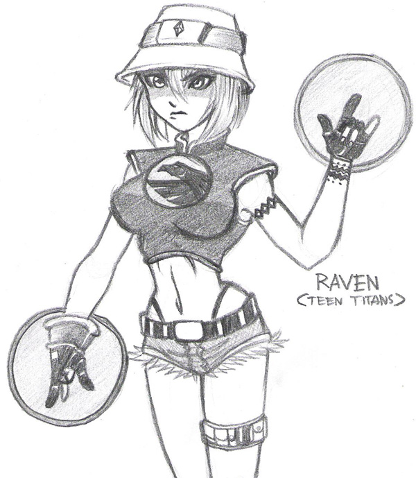 600x689 Raven Teentitans By Projectgaea