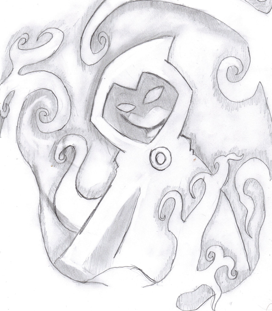 900x1027 Raven Sketch By Zero12800