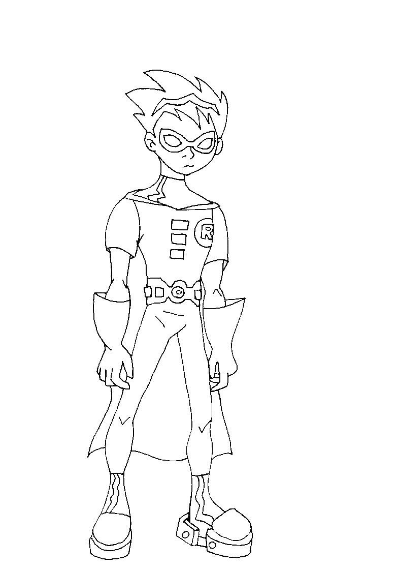 784x1123 Robin Outline 01 By Robin X Raven