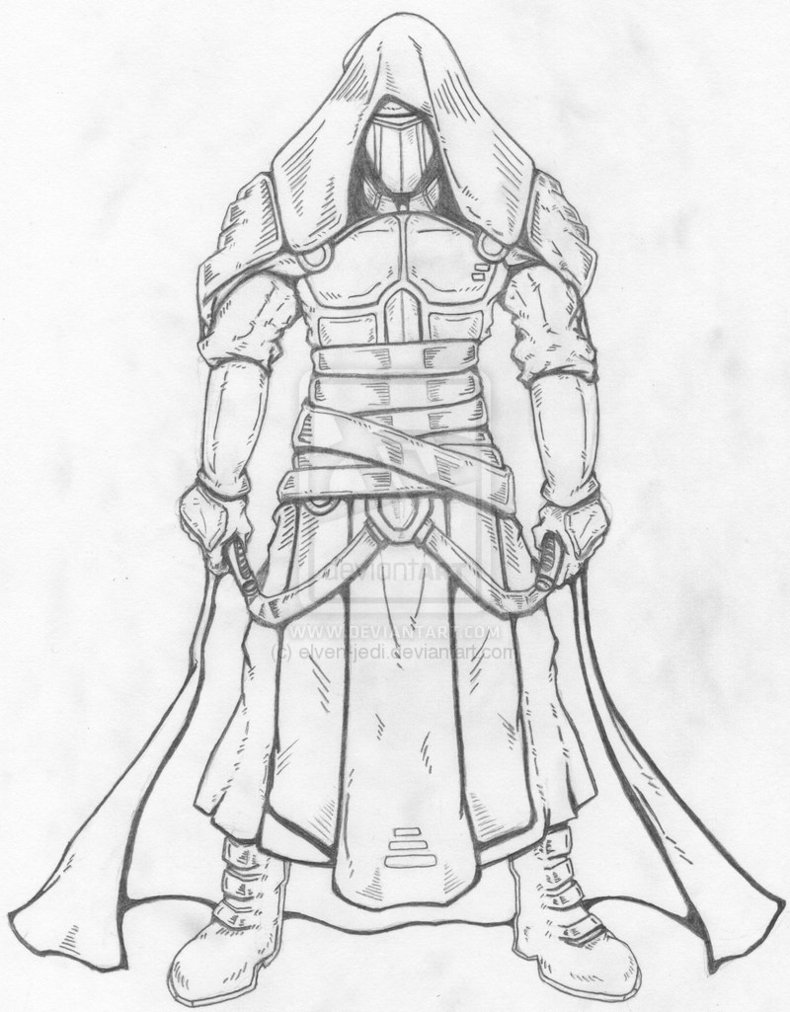 790x1012 Aiden Kaar Swtor Pencil By Raven Seven