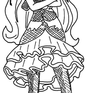 300x300 Coloring Pages Raven Queen New Ever After High Coloring Pages