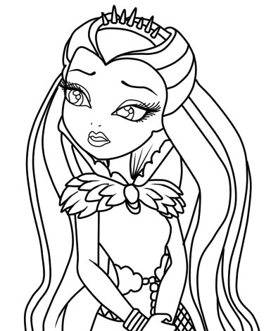 385x470 Ever After High Raven Queen Coloring