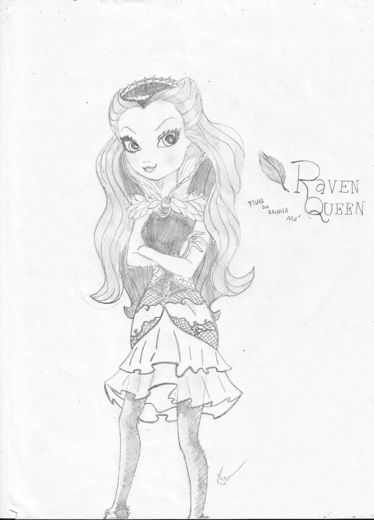 758x1054 Raven Queen By Frede15