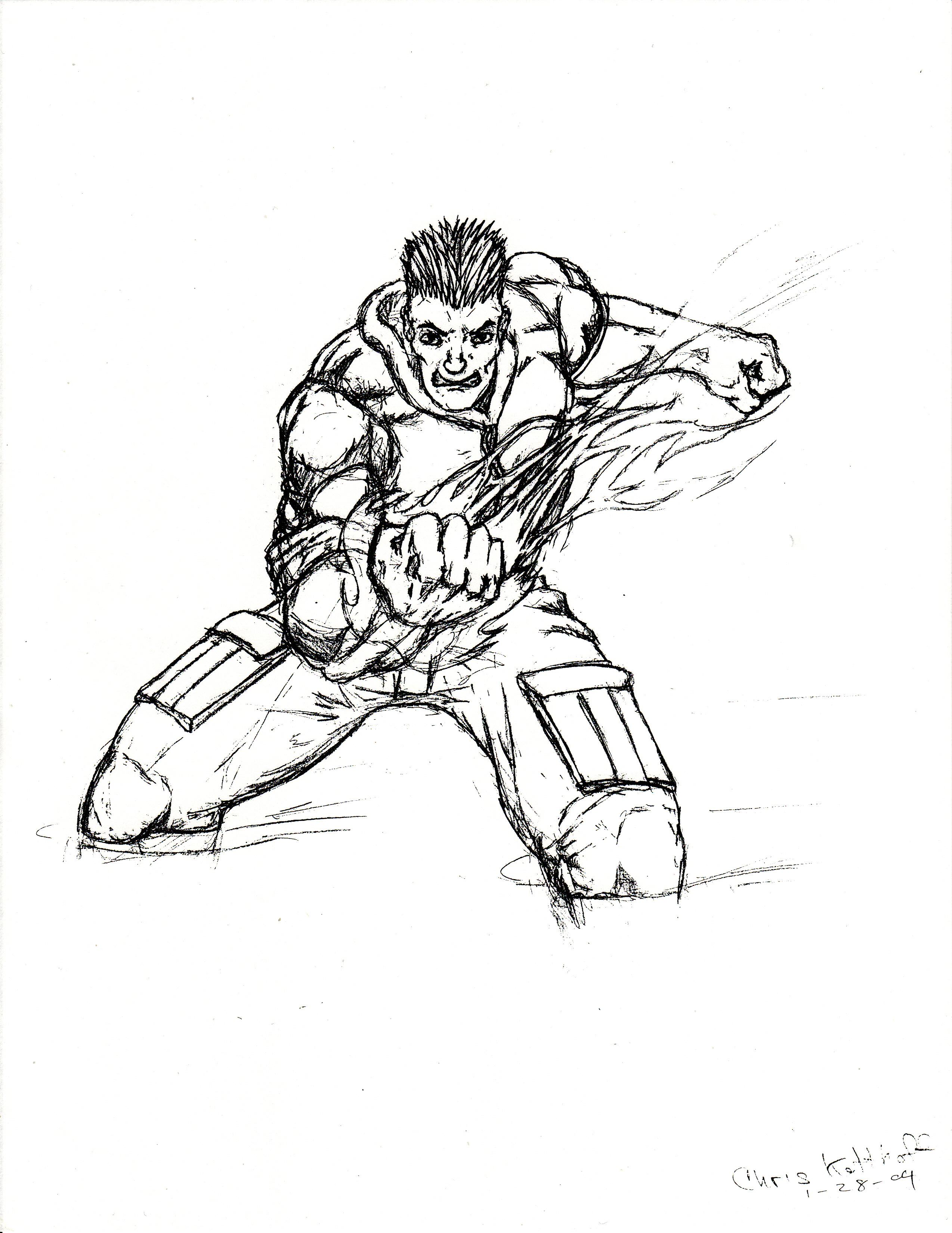 2548x3300 J Skull By Steel Raven