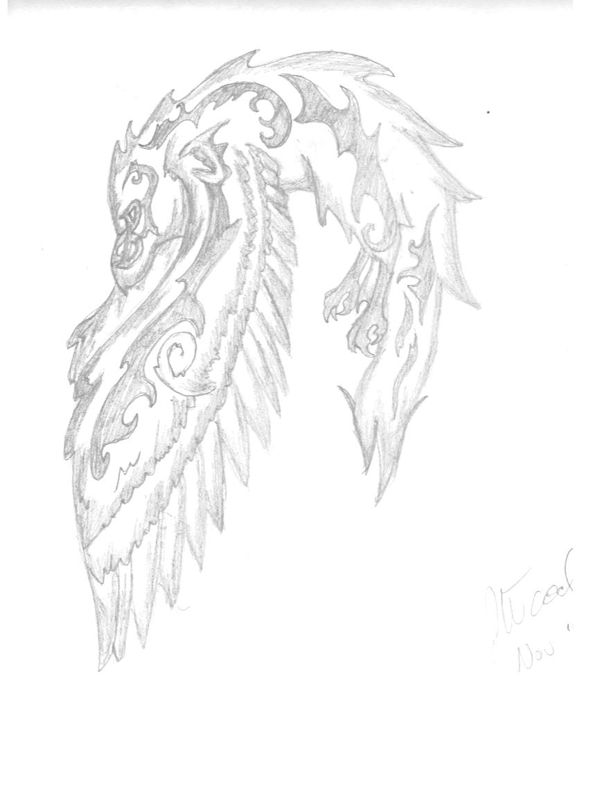 850x1169 Raven Tattoo By Icecats