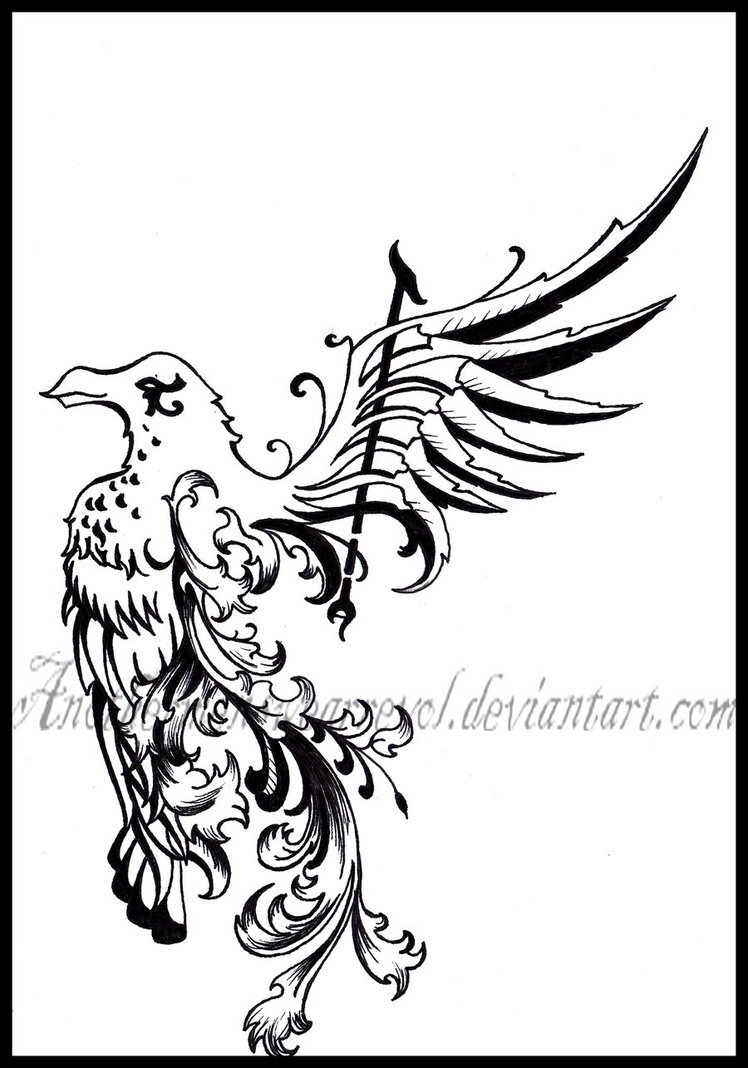 748x1068 Tattoo Raven By Dabsofkiwi