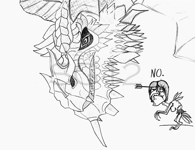 670x515 Paarthurnax Sketch By The Ravens Of Moraea