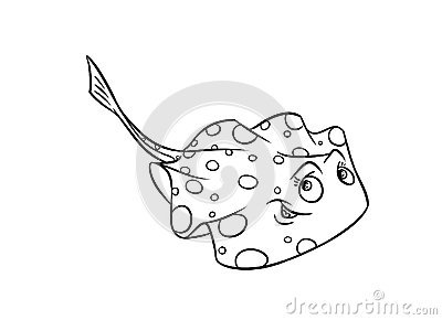 400x290 Electric Fish Ray Coloring Pages Fish Coloring Pages