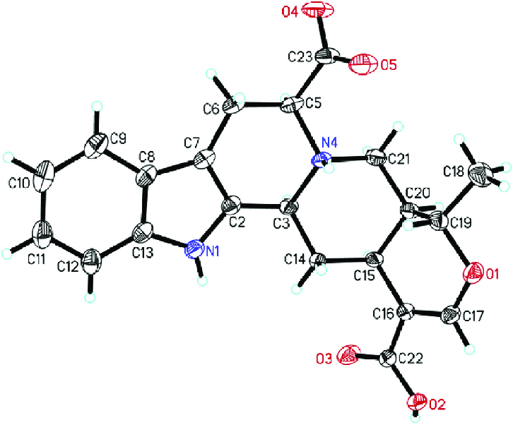726x602 Ray Drawing Of Compound 3. Fig. 8. X Ray Drawing Of Compound 4.