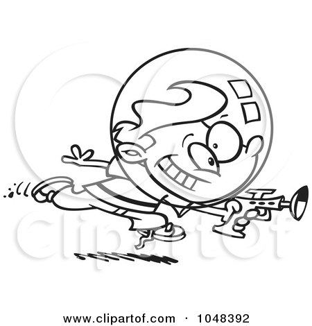 450x470 Royalty Free (Rf) Clip Art Illustration Of A Cartoon Black