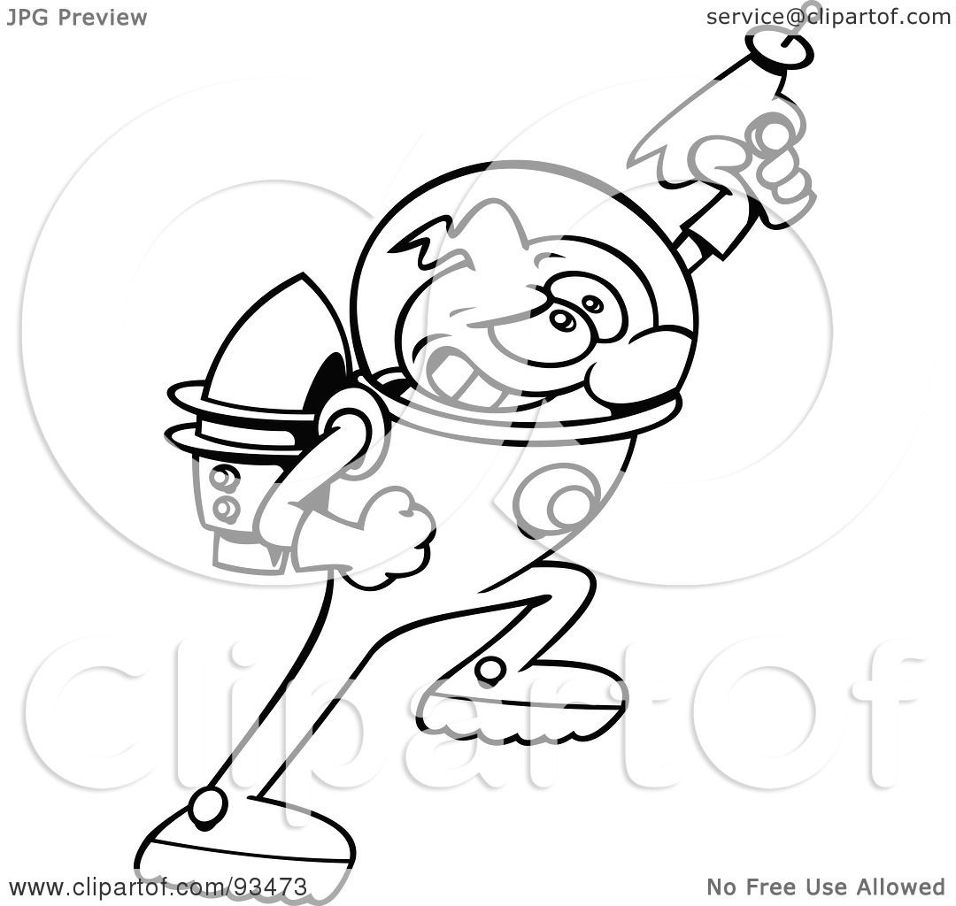 1080x1024 Royalty Free (Rf) Clipart Illustration Of An Outlined Space Super