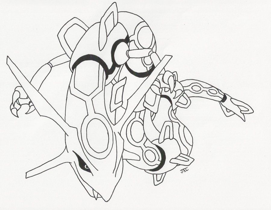 900x698 Legendary Pokemon Coloring Pages Rayquaza