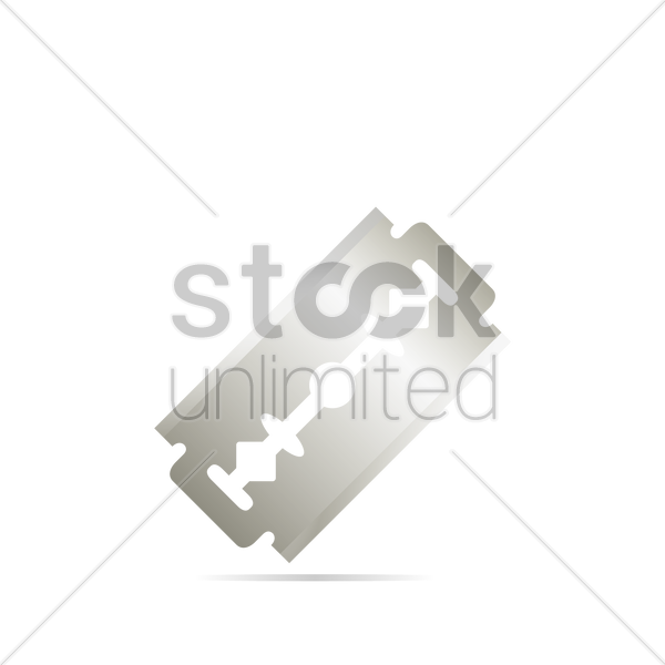 600x600 Razor Blade Vector Image