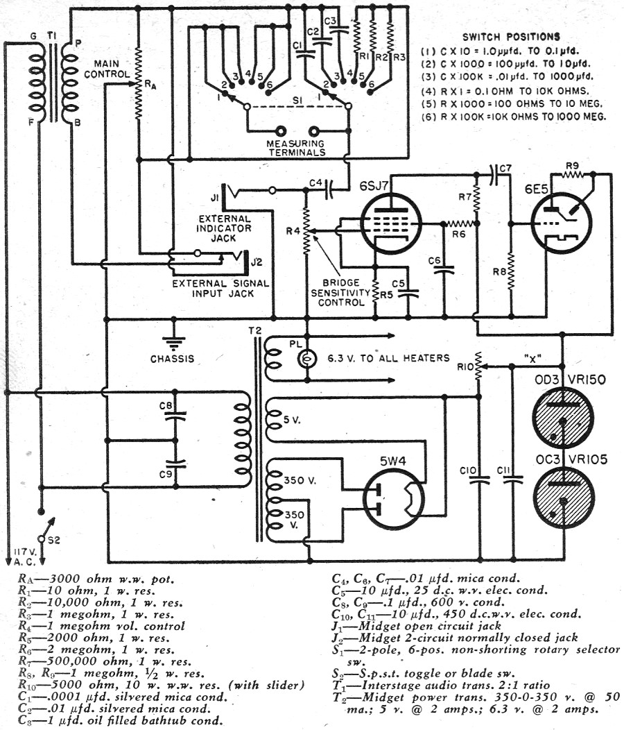 900x1052 Build This Radioman's R C Bridge, April 1947 Radio News