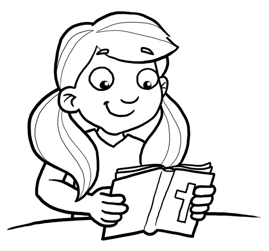 885x827 Girl Reading Bible