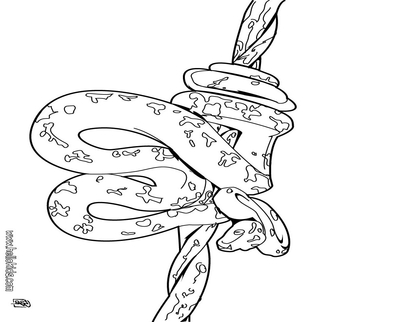 400x322 Snake Coloring Pages Drawing For Kids Reading Learning