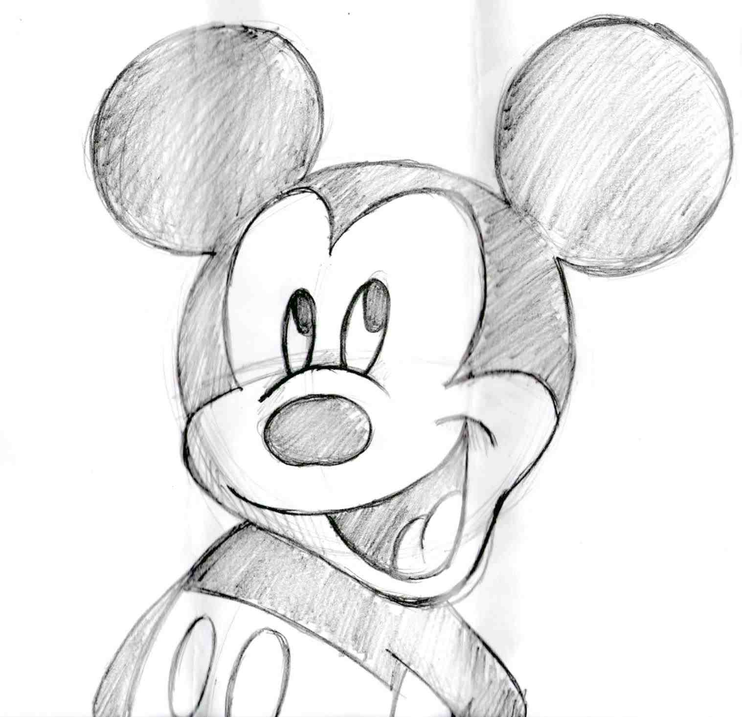 1517x1466 The Images Collection Of Mouse Sketch By How To Step Faces Free