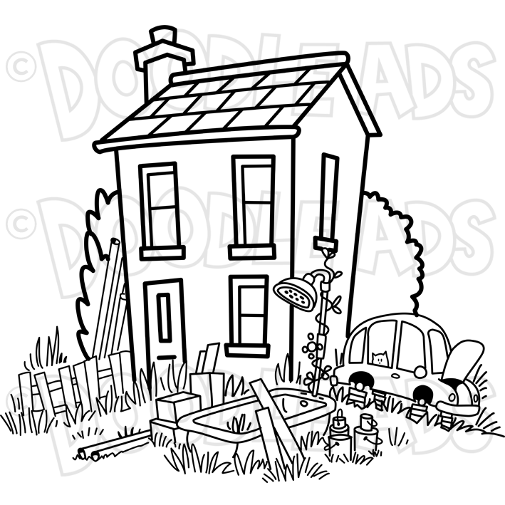 709x709 Real Estate X 20 Doodle Ads Svgs