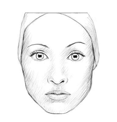 383x399 How To Draw A Realistic Face (Female)