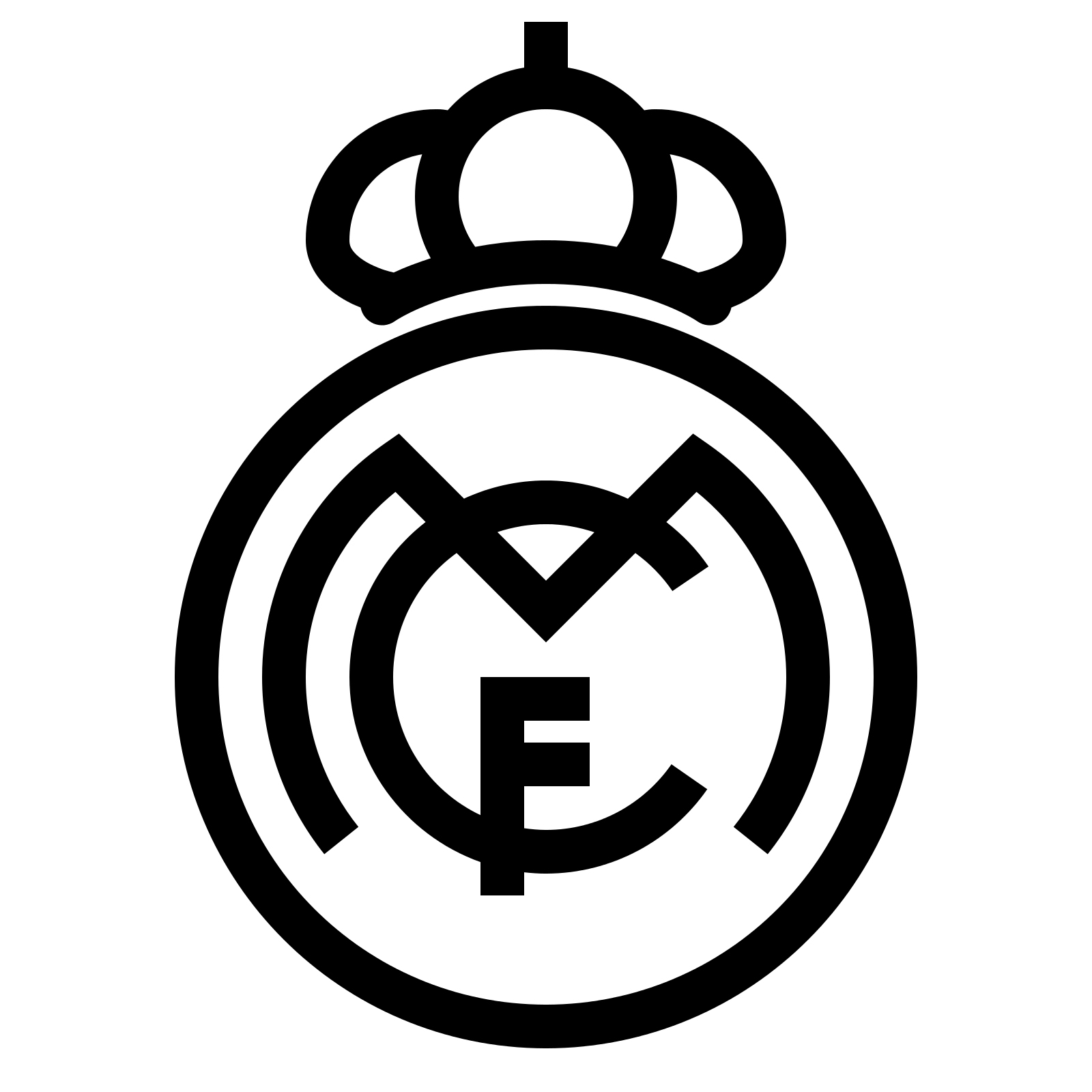Real Madrid Logo Drawing at GetDrawings.com - Free for personal use ...