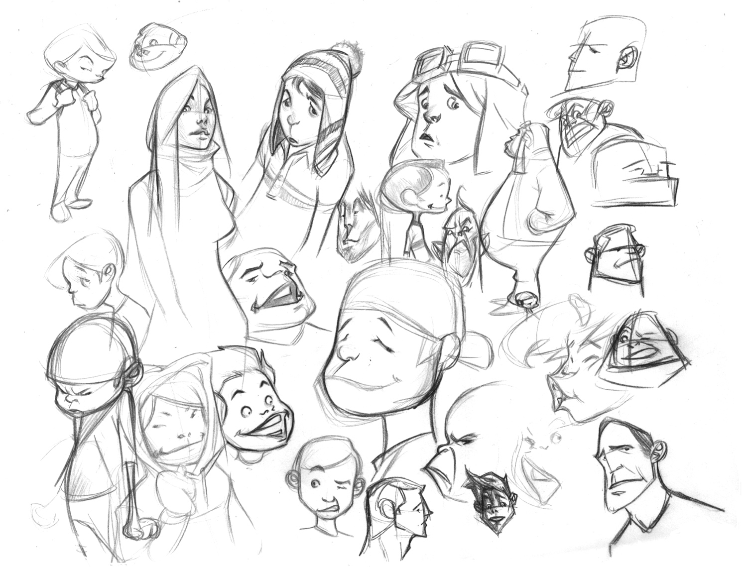 1500x1139 Cartoon Drawing Of Real People Simple Cartoon Pencil Drawings