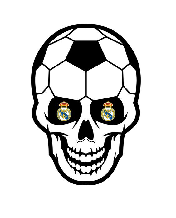 564x695 Recreated The Nike Soccer Skull With The Real Madrid Crest In Its