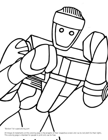 371x480 Real Steel Atom Fighting Coloring Page Free Printable Coloring Pages