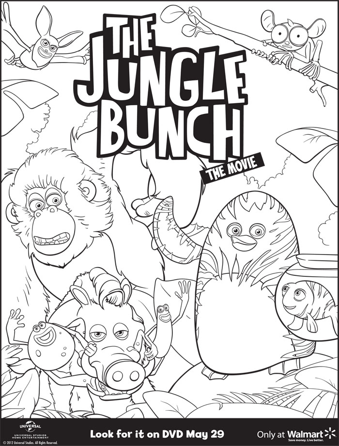 700x920 Bunch Coloring Page