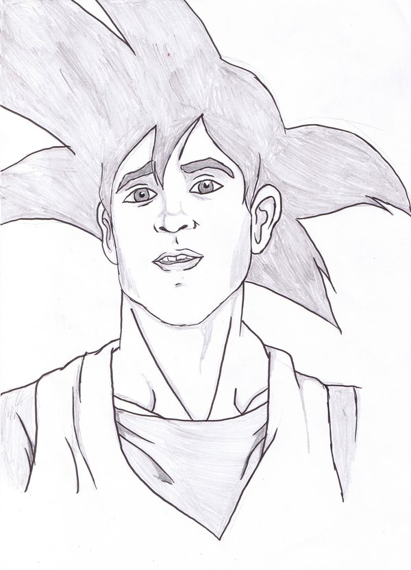 600x832 Realistic Goku By Chibi Schnurri