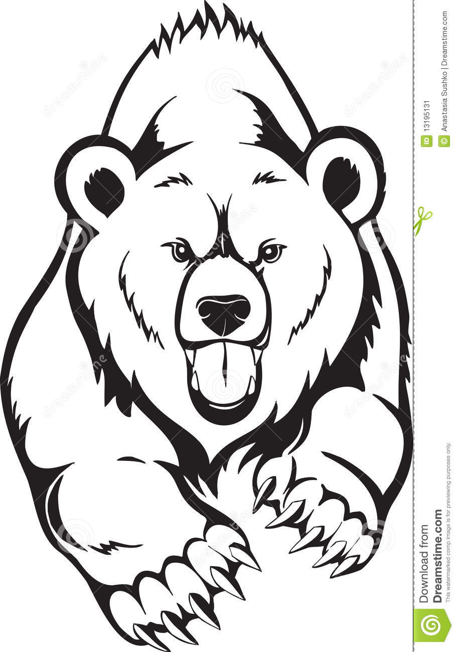 913x1300 Simple Drawing Of A Bear Animals For Gt Grizzly Bear Drawing