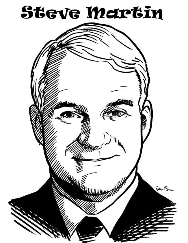 651x842 Steve Martin Cartoon Caricature Art Drawing Arts Drawings