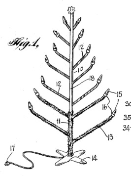 266x356 Christmases Past Artificial Christmas Tree Patents 1911