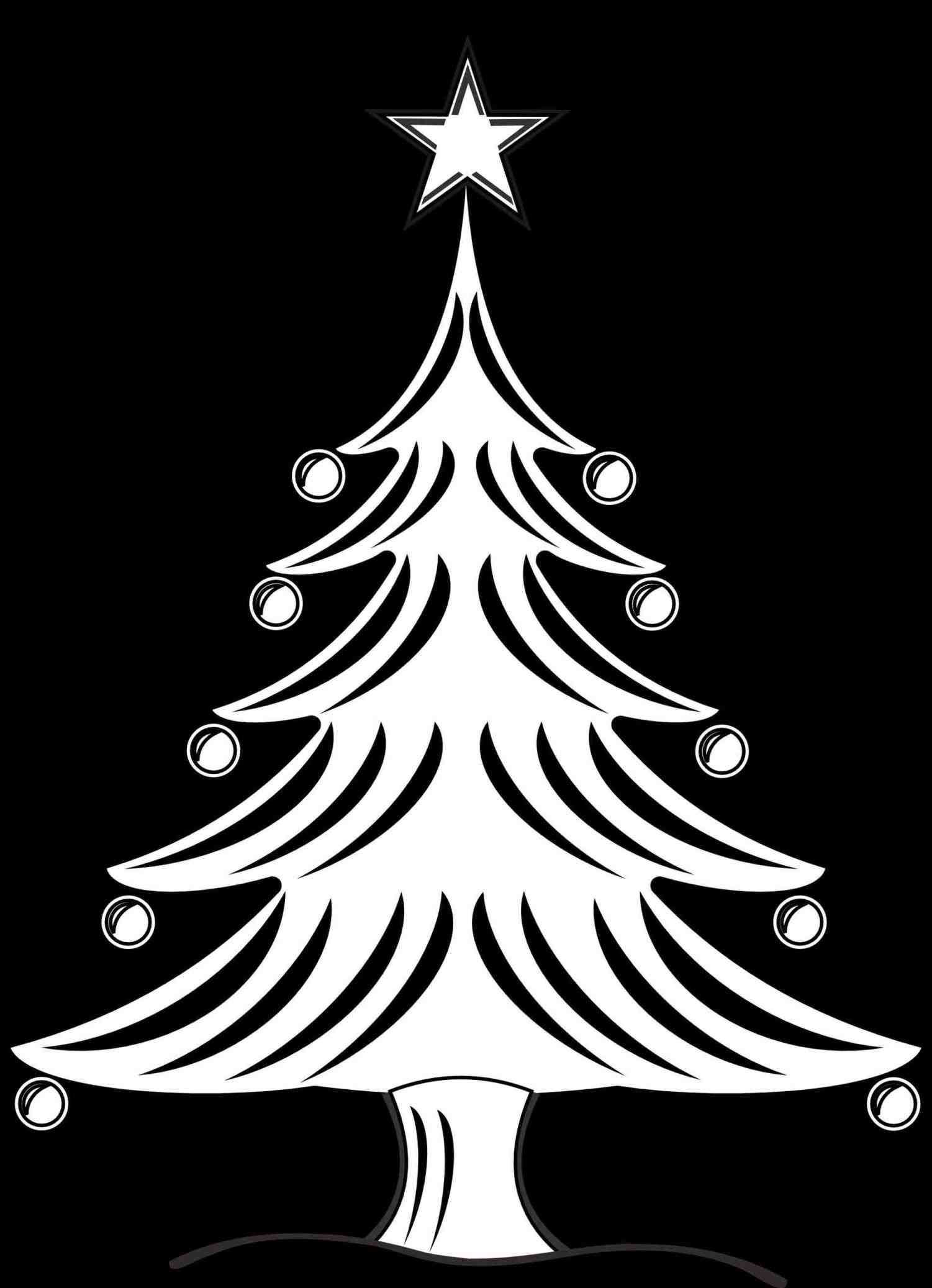 Realistic Christmas Tree Drawing at GetDrawings | Free download