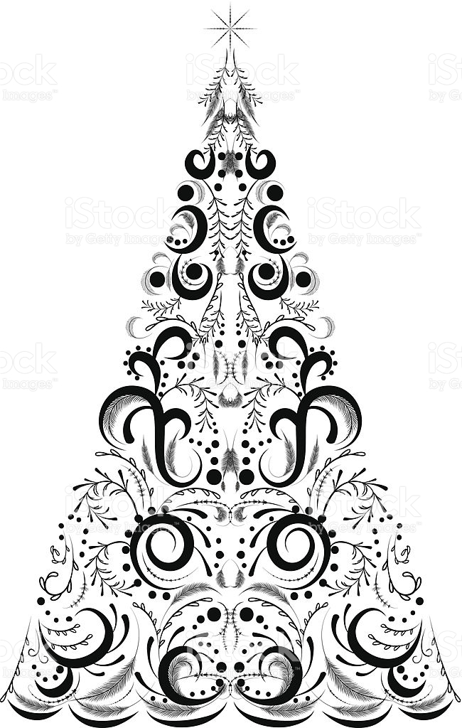 650x1024 Victorian Christmas Tree Drawing Fun For Christmas