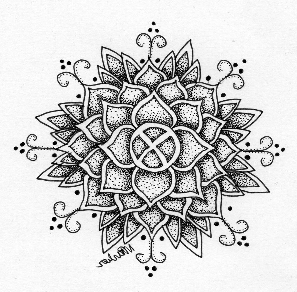 1024x1007 Pencil Drawing Of Abstract Flowers Pencil Drawing Of Abstract