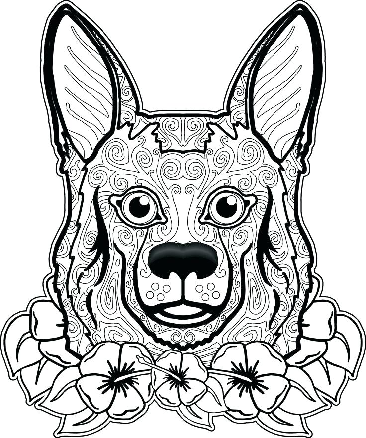 736x881 Fresh Free Coloring Pages Of Dogs Fee Dog Boxer Realistic