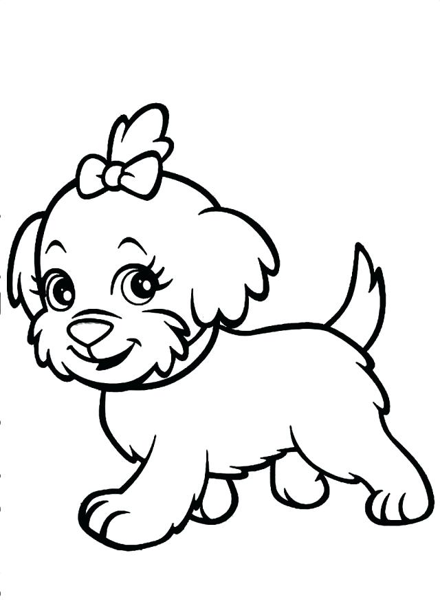 640x881 Dogs Coloring Pages Draw Dog And Cat Coloring Pages For Gallery