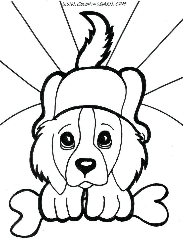 736x961 Beautiful Coloring Pages Dogs Free Download Dog Page Image Images