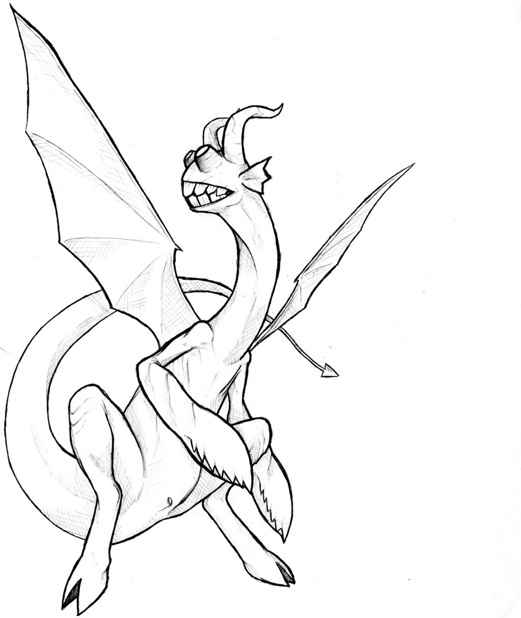 1024x1216 Realistic Dragon Coloring Pages