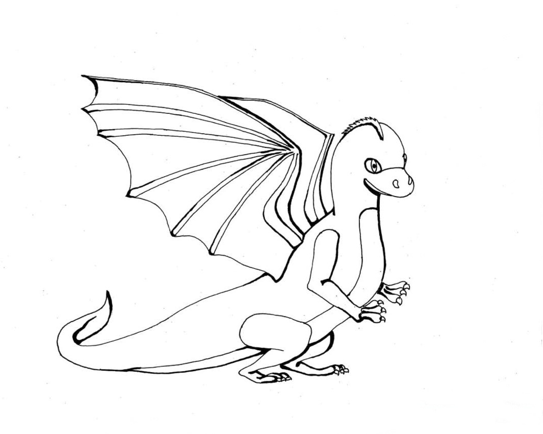1062x850 This Is For The Face. Dragon Coloring Pages Realistic. Coloring